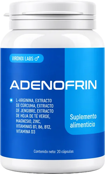 Envase de Adenofrin Capsules de 20 cápsulas